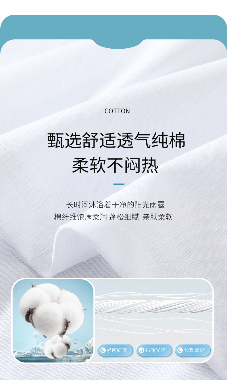 Summer five-sleeved T-shirt for men and teenagers 2023 new style, a trendy brand of half-sleeved and short-sleeved pure cotton T-shirt for men pic 12