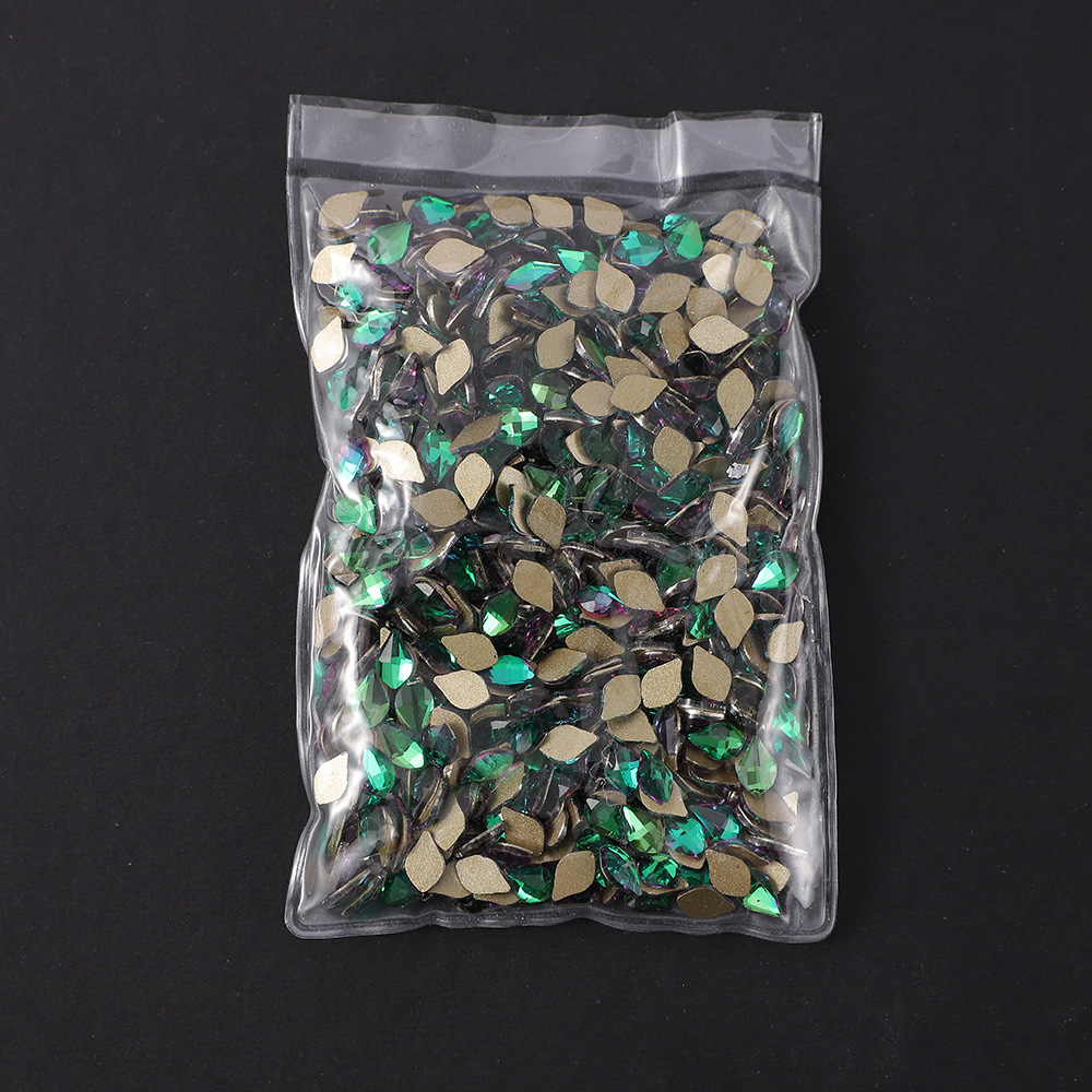 Self-owned brand exquisite irregular-shaped AB flat-bottomed water diamond DIY nail art accessories, phone cases, hairpin decorations, water diamond brand new model Z300 1 pic 7