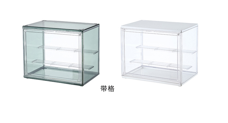 书本收纳盒大容量A4透明学生儿童绘本书桌整理箱子书架书柜储物筐详情5