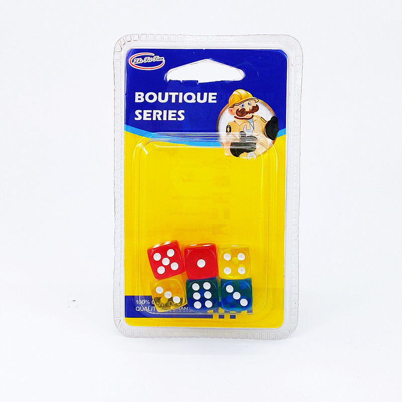 Factory direct sales card pack of 6 colored mahjong tiles, size comparison tiles, 2-yuan package pic 3