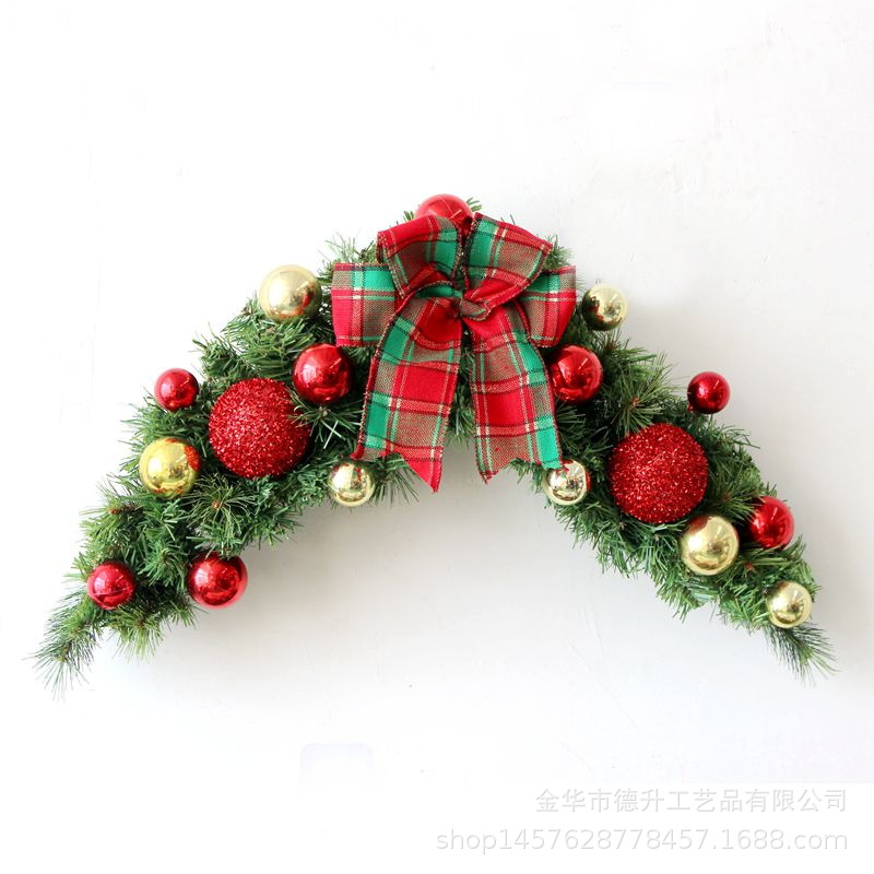 Desheng Cross-border E-commerce Factory supplies Christmas scene decorative hanging ornaments, garlands, PVC pine needles and decorative rattan strips pic 14