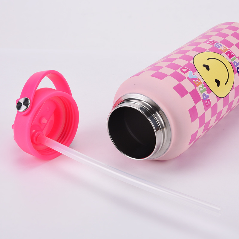 2025新款不锈钢大容量保温杯1L便携运动水壶印刷吸管水杯大口提手保温杯详情5