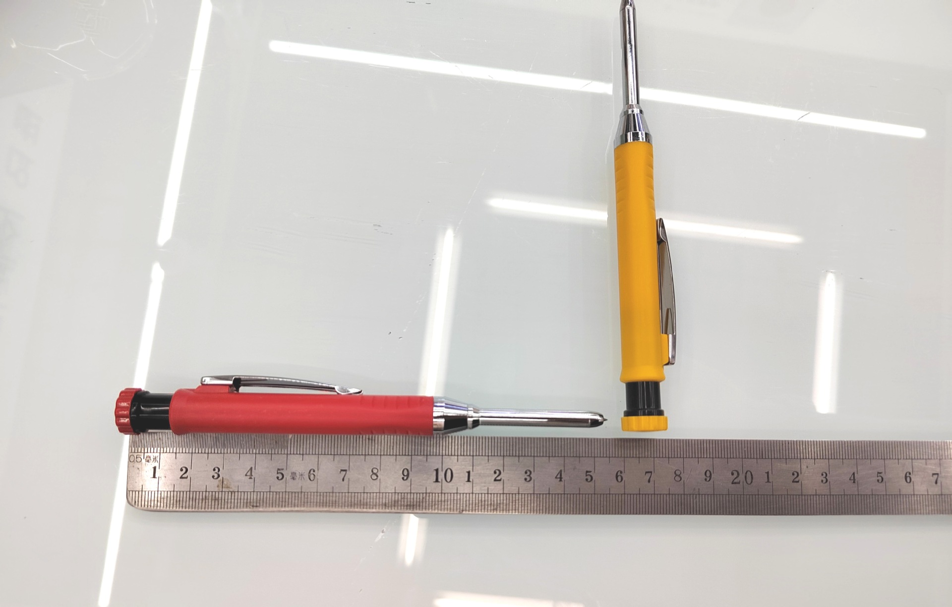 Cross-border deep hole woodworking pencil special marking and line drawing pen, 2.8mm engineering pen, 4-color pen barrel lead core pic 6