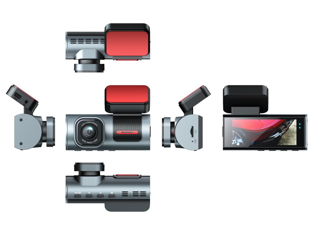 高清前后1080P双录行车记录仪GPS轨迹无线WiFi星光夜视详情13