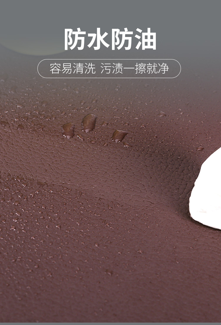 European-style leather placemats, InS-style waterproof, oil-proof and heat-insulating table MATS, triangular steak pu placemats, bowl and cup MATS pic 18