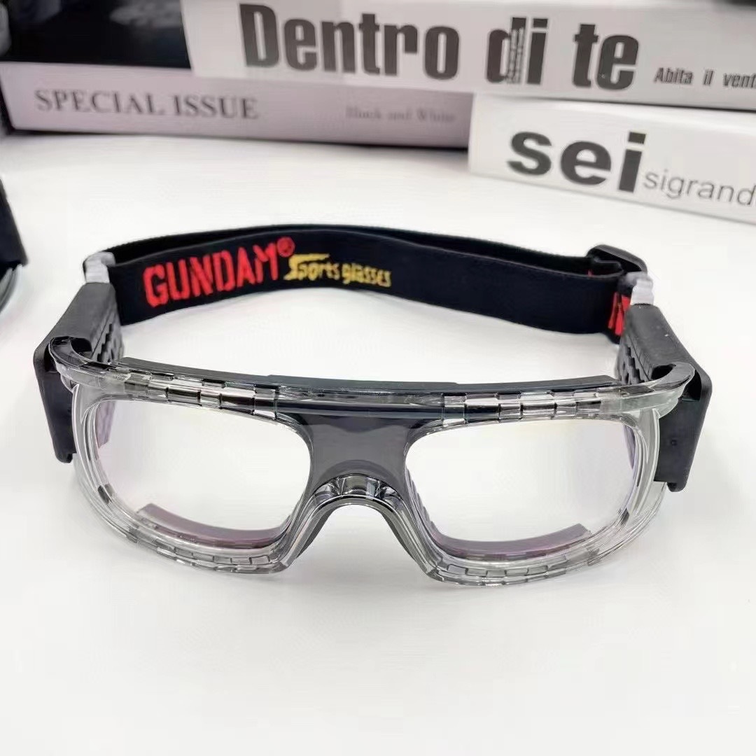 篮球运动眼镜近视眼镜架防爆防抖足球羽毛球可调节运动眼镜框架详情13