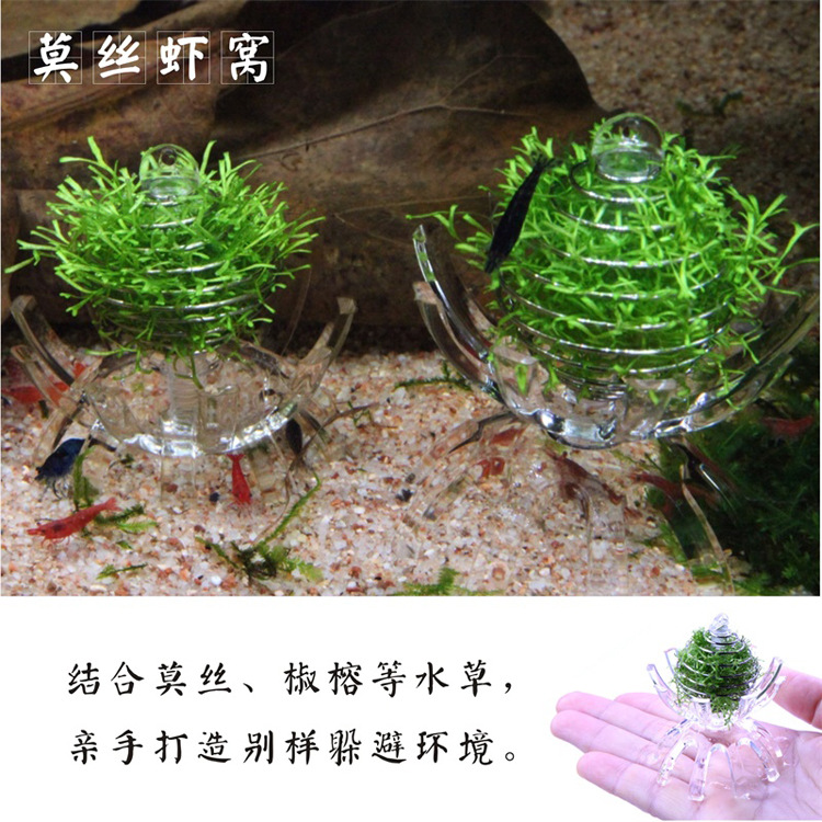 Multi-functional spinach cage, fish and shrimp feeding cage, Moss shelter (crystal shrimp, ornamental shrimp) pic 6