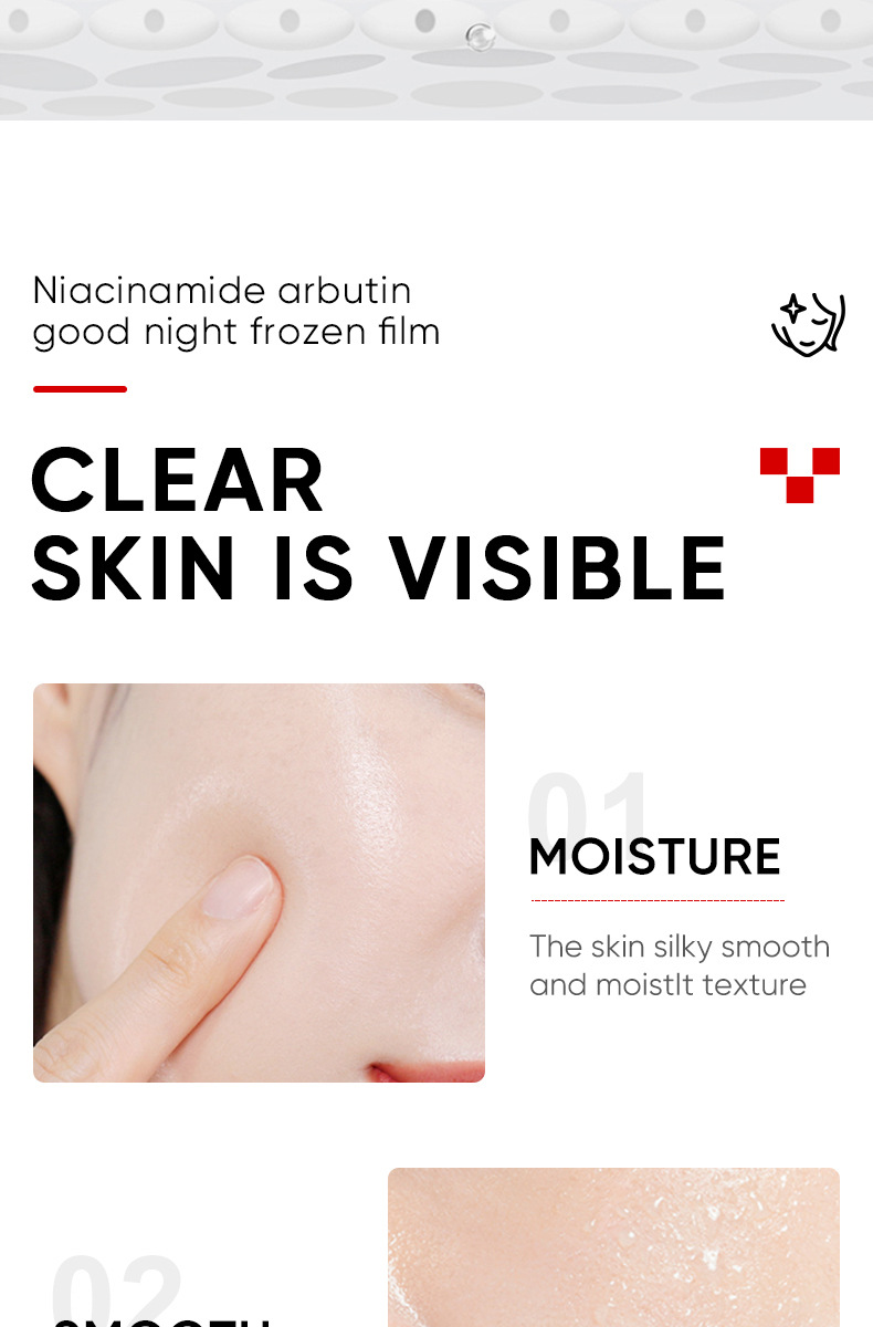 Cross-border export of SADOER nicotinamide arbutin sleep mask in English pic 13