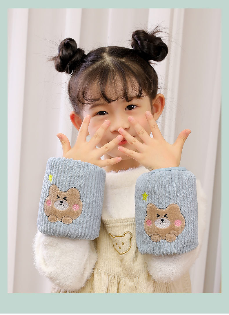 袖套宝宝儿童套袖婴幼儿可爱婴儿女秋冬男卡通小孩短款护袖小袖头详情14