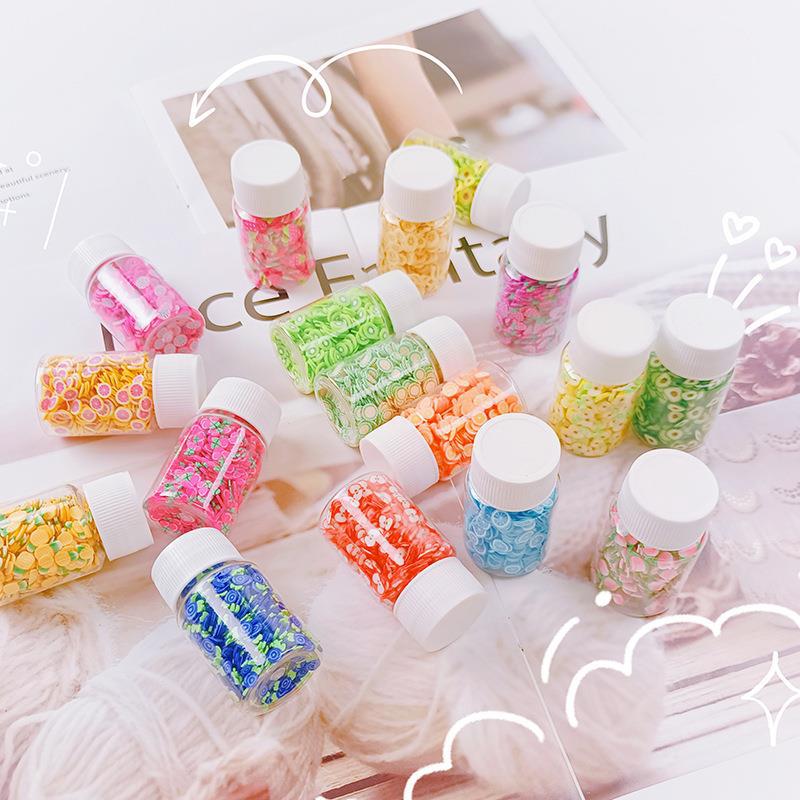 50g artificial soft clay long strip sugar granules packaging, food and play chocolate, handcrafted material, cream glue decorated soft clay granules pic 4