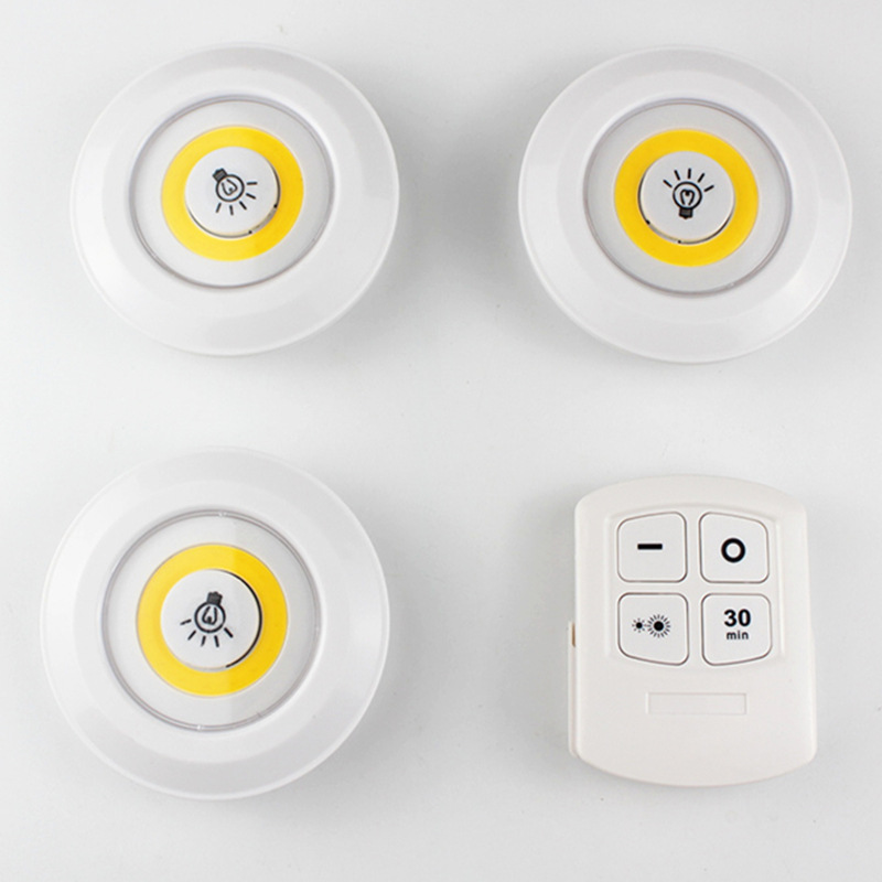 COB remote control sensor pat light, bedside milk feeding light, bedroom wardrobe cabinet light, touch night light pic 14