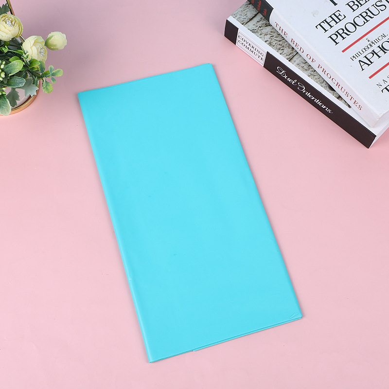 外贸一次性纯色桌布peva防水防油桌布酒店生日派对餐桌布免洗塑料详情4