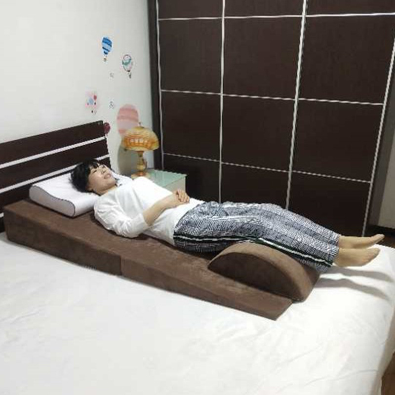 跨境高密度海绵床垫可折叠楔形枕床头靠垫斜面枕头孕妇斜坡三角垫详情6