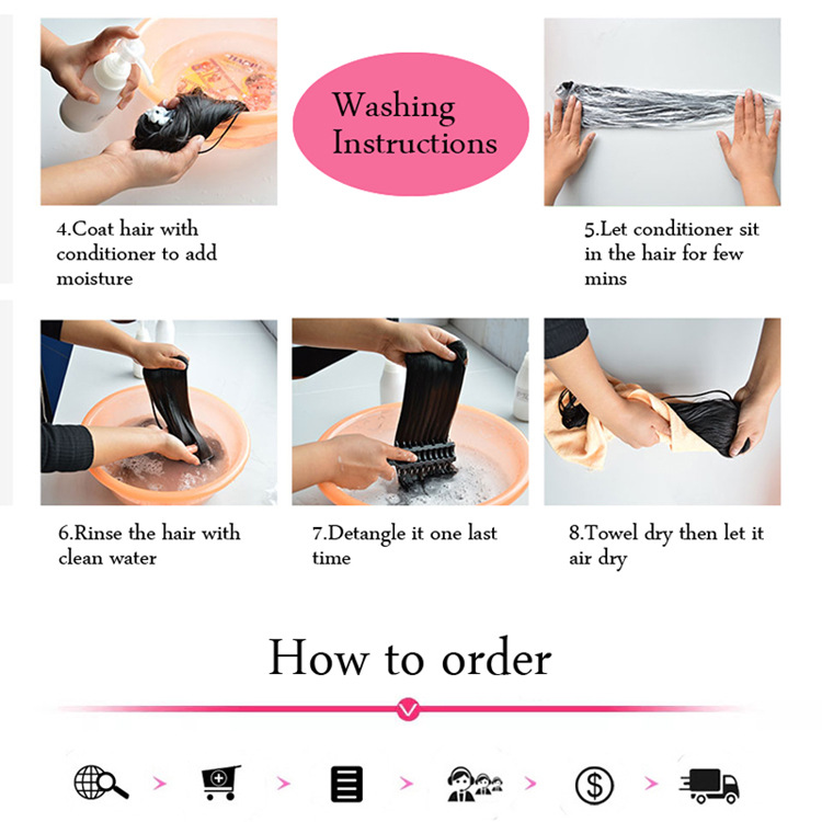 European and American hair extension I tip hair extension rubber head hair extension straight hair #60 blonde pic 14