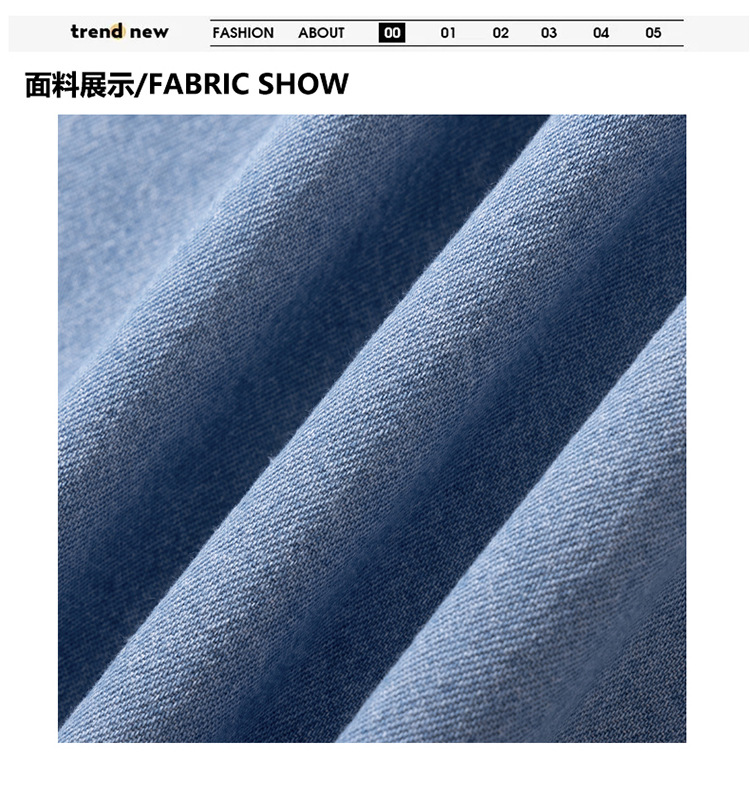 牛仔衬衫长袖男士帅气复古工装衬衣薄款日系休闲牛仔衣外套男款潮详情19