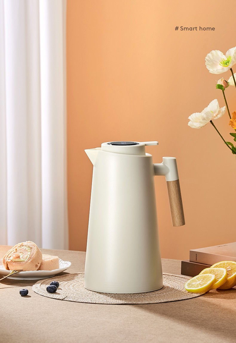 A small thermos with a glass inner liner, a portable thermos for keeping warm, a household large-capacity thermos, suitable for student dormitories pic 17