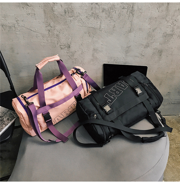 手提短途旅行包女潮牌时尚休闲斜挎包干湿分离运动大容量健身包男详情19