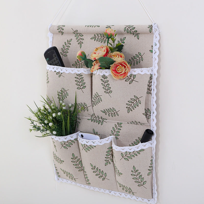 收纳袋棉麻宿舍挂袋墙挂式多层门后厨房卫生间床上壁挂悬挂式杂物详情10