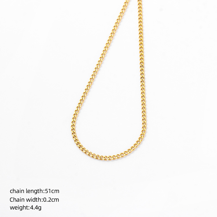 Factory direct sales, cross-border exclusive, simple and versatile snake bone necklace, high-end and light luxury style, a popular photo-taking necklace pic 6