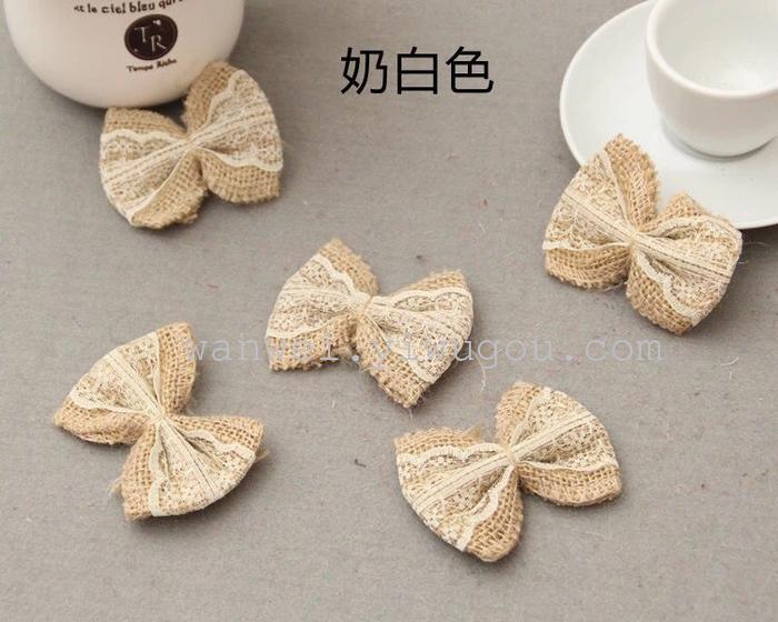 Packaging materials: Lace edges, linen strips, bows, wedding accessories pic 12