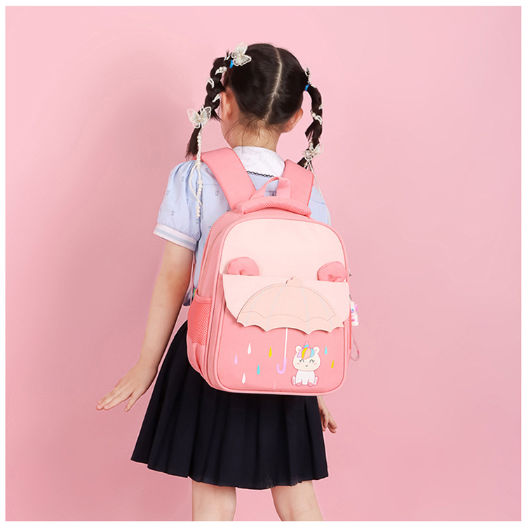 New color-matched cartoon backpack for middle and large classes of primary school students, as well as backpacks for boys and girls in preschool classes pic 17