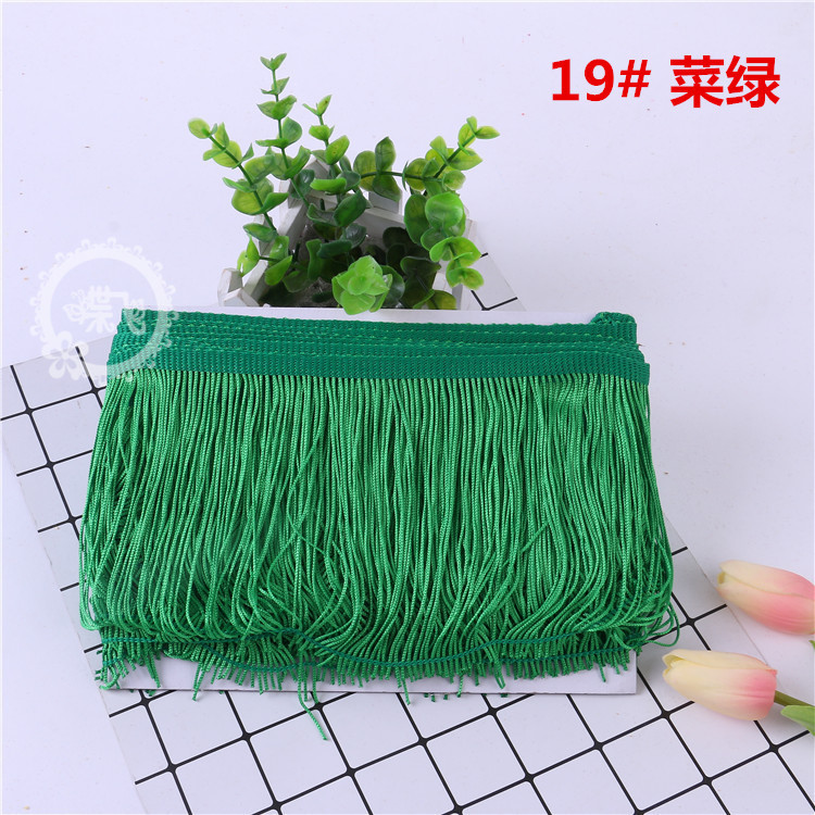 DIY stage costume accessories: Latin dance lace, tassel lace, polyester ribbon, 15CM, factory direct sales, 1 webbing pic 60