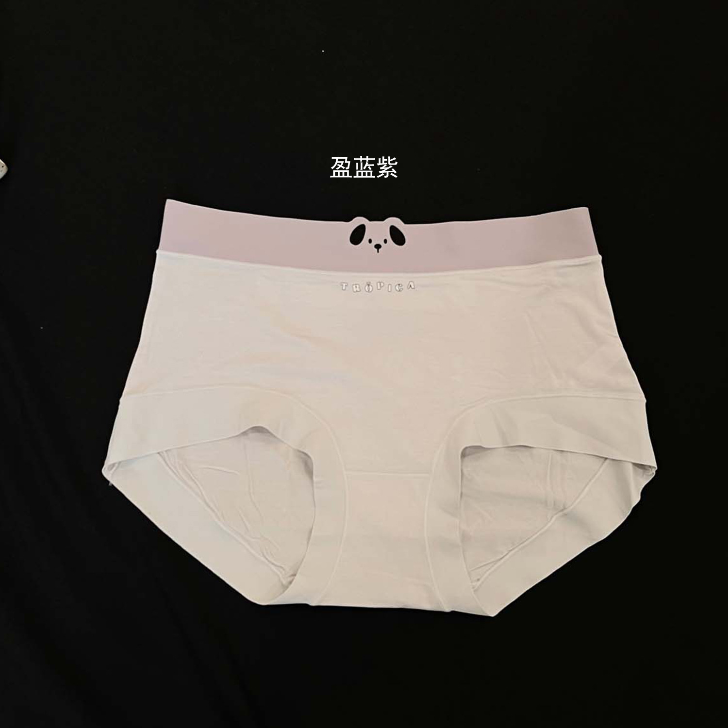 日系简约舒适少女内裤亲肤柔软莫代尔可爱字母腰头女生三角裤批发详情11