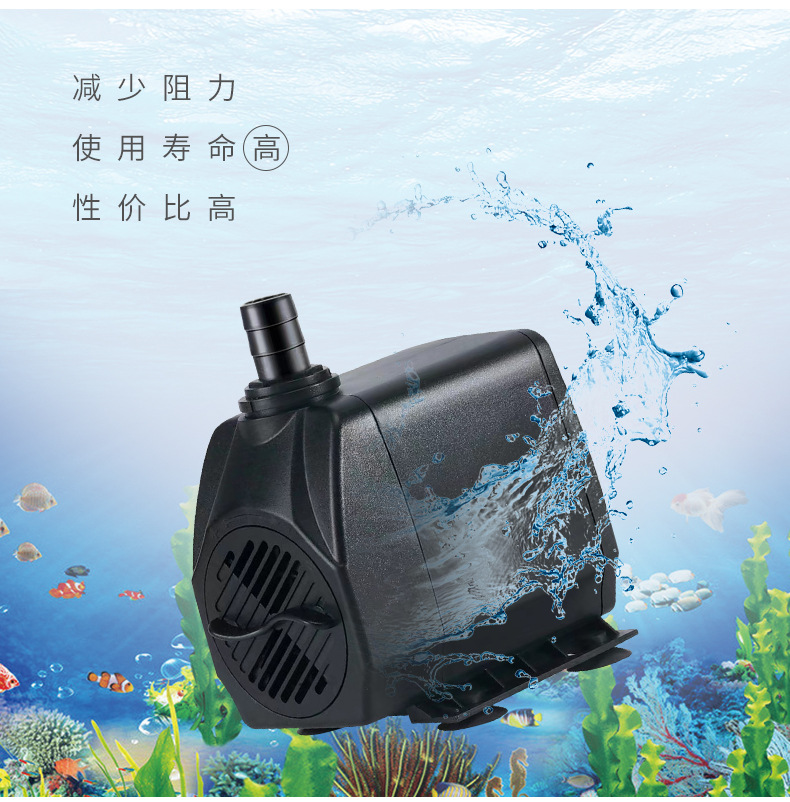 雕刻机设备机器冷却水循环过滤水泵假山造景园林鱼池水泵详情3