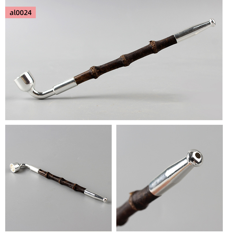 木香黄铜复古长烟杆短款老式铜锅烟袋铜制旱烟斗旱烟杆长烟枪批发详情16