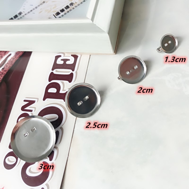 源头厂家圆盘别针圆盘扣针胸针托盘批卖简约保险别针胸针详情2