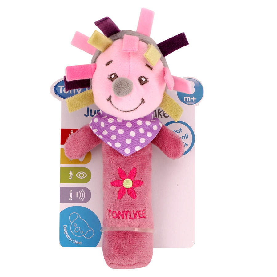 Тони Lvee baby BB, милый животный колокольчик, плюшевые инжинирующие игрушки, успокаивающие палочки для рук pic 6