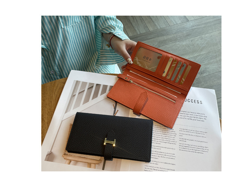 长款真皮女士钱包2024新款纯色大容量多功能折叠高档牛皮手机钱夹详情25
