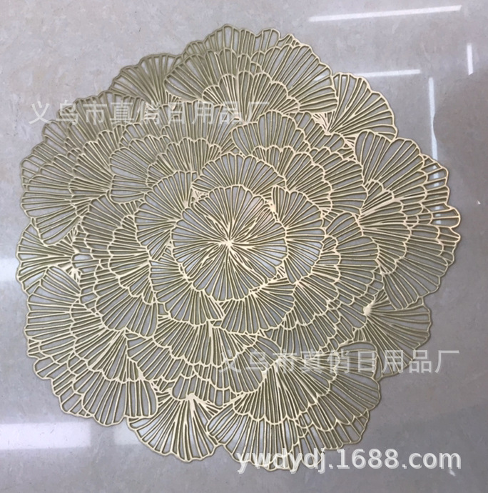 5款盘西餐店隔热防滑镂空烫餐垫详情1