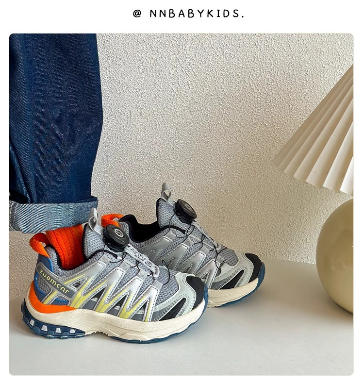 童库兔韩版旋转纽扣童鞋2024春款儿童运动鞋男女童轻便跑步亲子鞋详情9