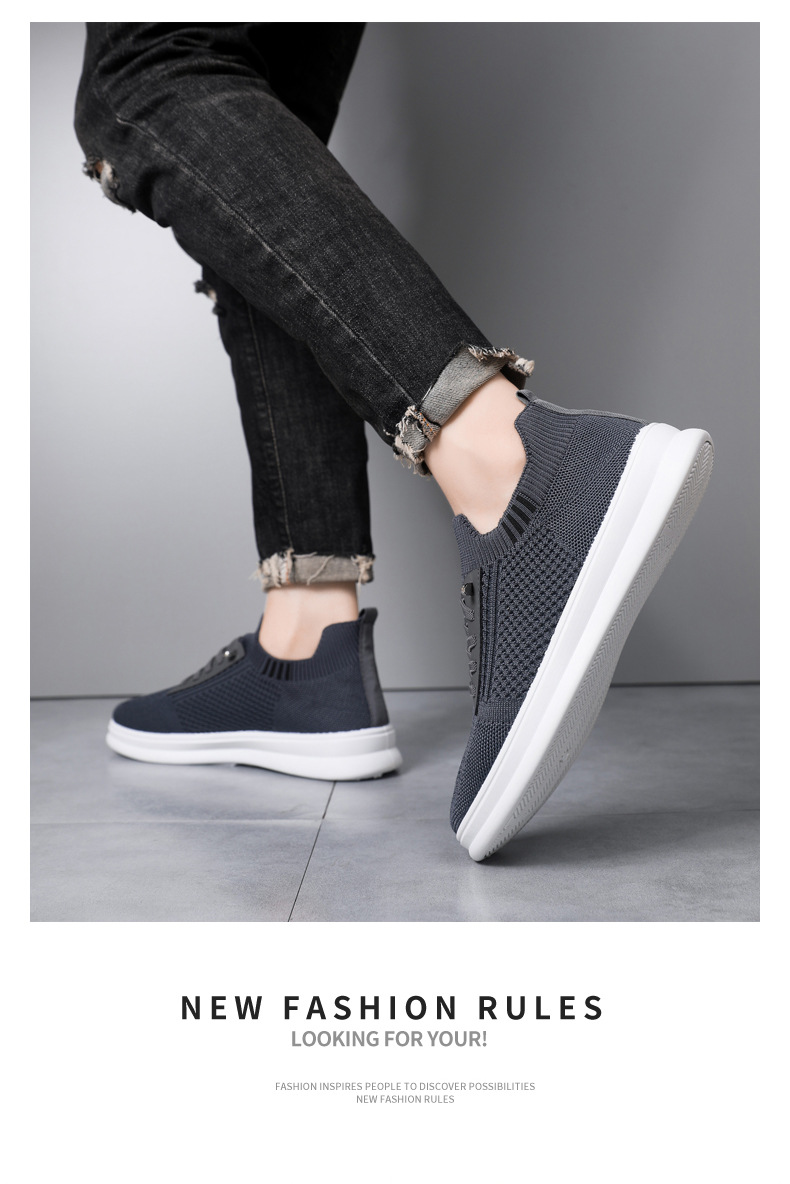 男鞋夏季透气飞织网面鞋跨境批发软底一脚蹬薄款休闲鞋男士鞋子详情14