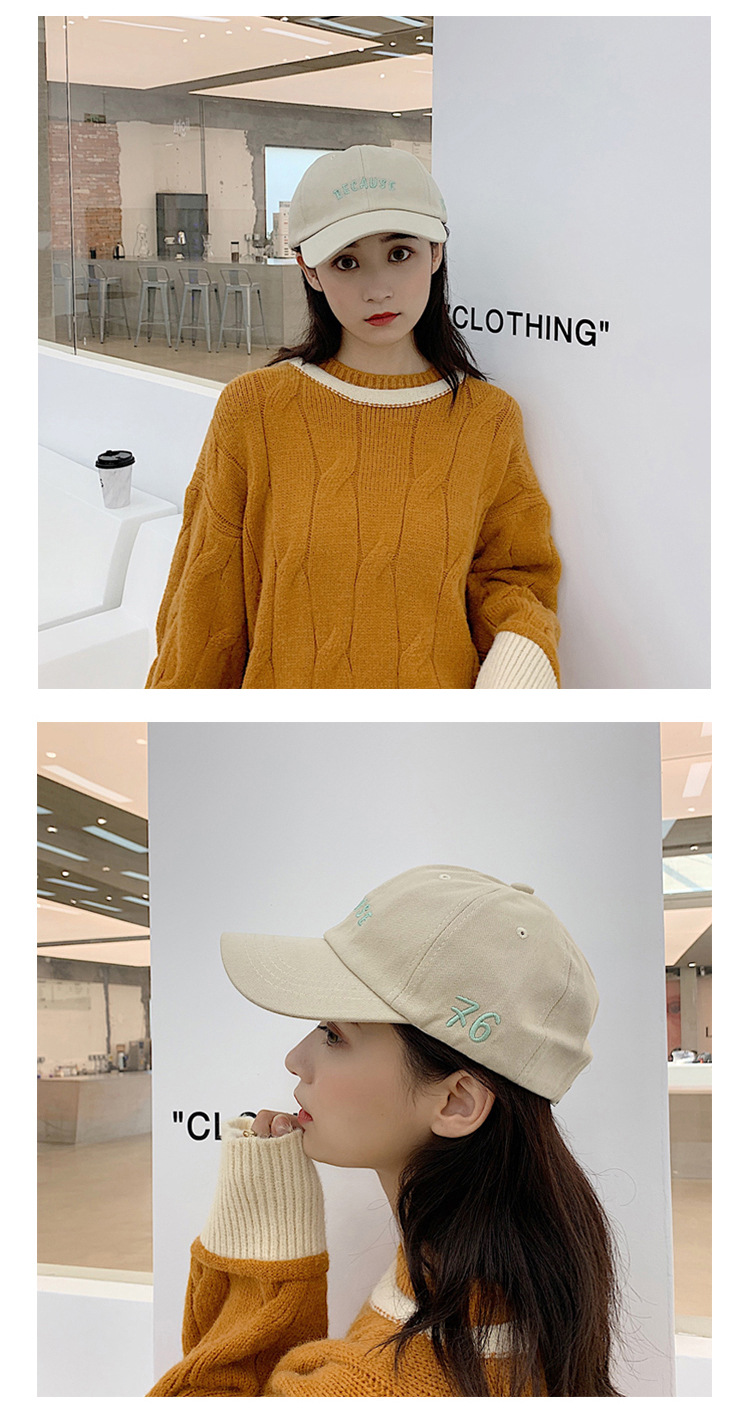帽子女遮阳帽防晒夏款韩版潮时尚百搭鸭舌帽女潮牌棒球帽女网红帽详情18