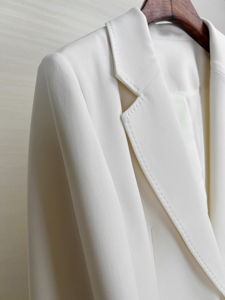 The new Spring 2023 tri-acetate casual one-button small suit for women, a stylish Korean-style commuter jacket pic 23