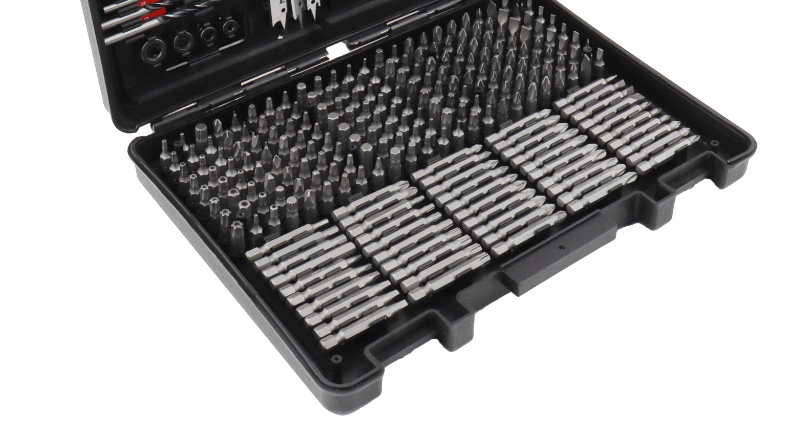 318件套多功能工具箱套装 螺丝刀麻花钻套筒批头维修打孔五金工具详情5