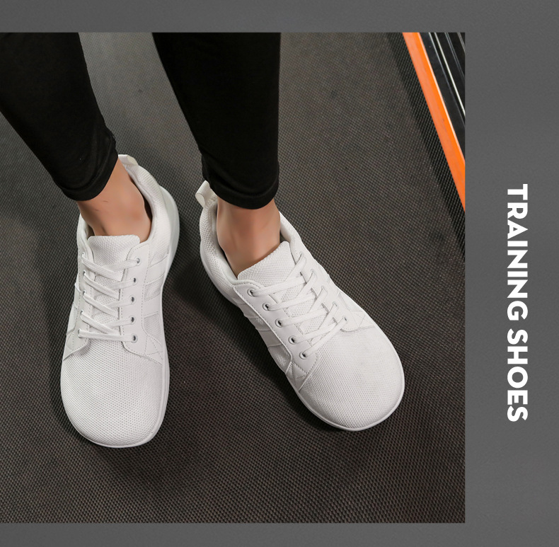 2024爆款平底休闲鞋男女宽楦飞织运动鞋情侣健身宽掌鞋详情36