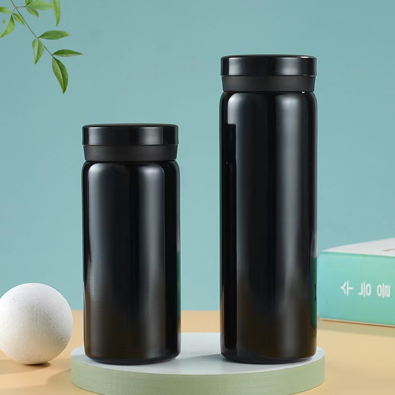 新款日本学生迷你小口袋保温杯 木纹保温杯不锈钢真空保温杯详情6