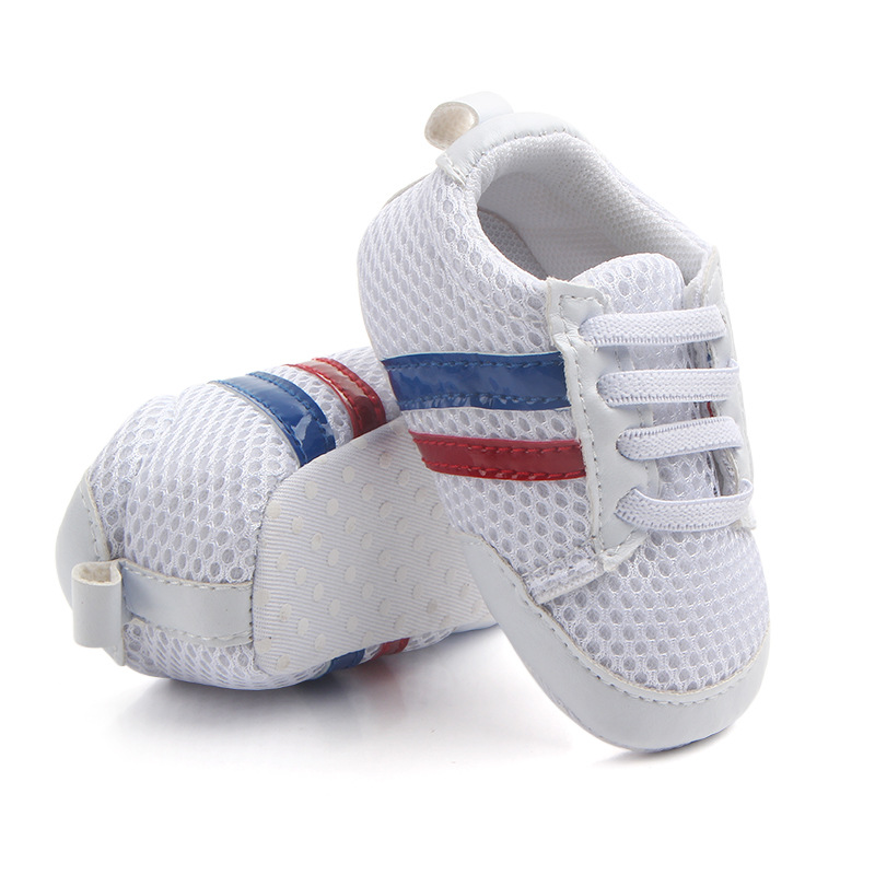 Wholesale spring and autumn breathable mesh baby shoes, soft-soled anti-slip baby walking shoes, casual 0842 pic 8