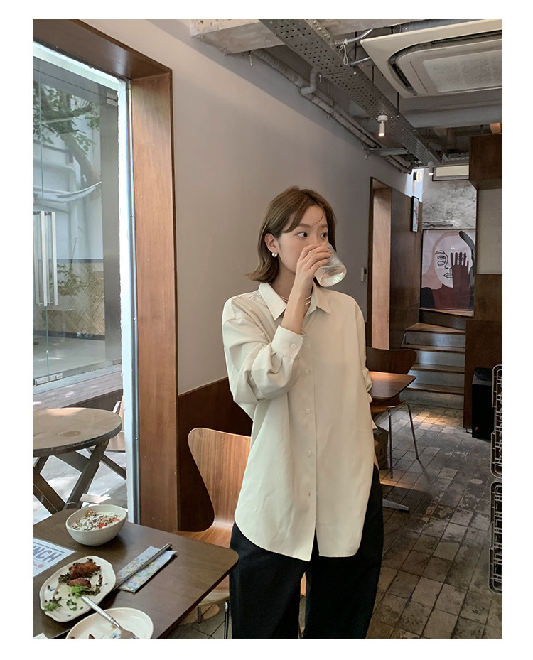 CLEAN simple and high-quality inner layer shirt for women 2024 Thirteen Factories Winter New skin-friendly and Comfortable Shirt 52288 pic 19