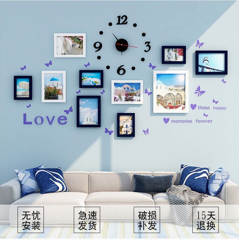 照片墙批发组合相框 婚纱照相架画框创意diy欧式像框挂墙免打孔详情3