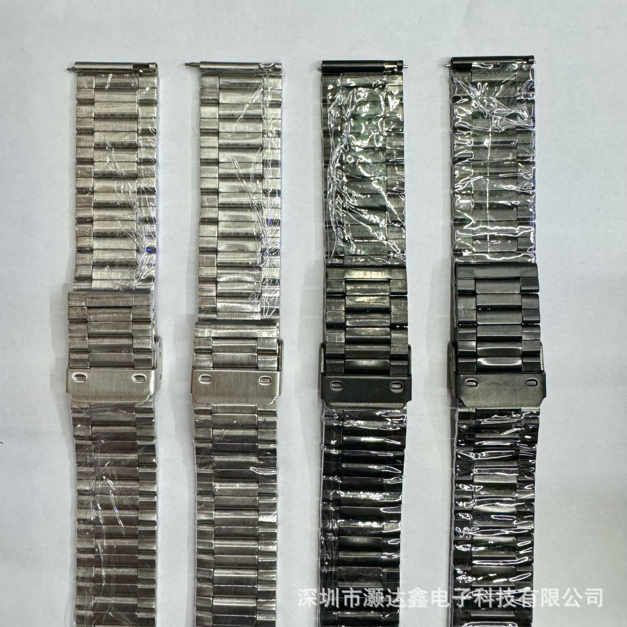 适用于华为GT款三珠华为扣表带三珠22mm表带不锈钢表带一体扣表带详情5