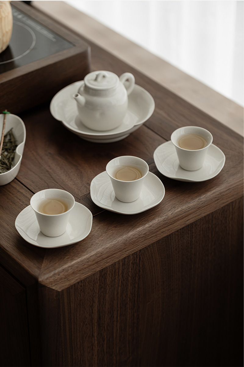 草木灰古泥杯垫茶道配件陶瓷百搭茶垫茶杯底托仿烫功夫茶具详情8