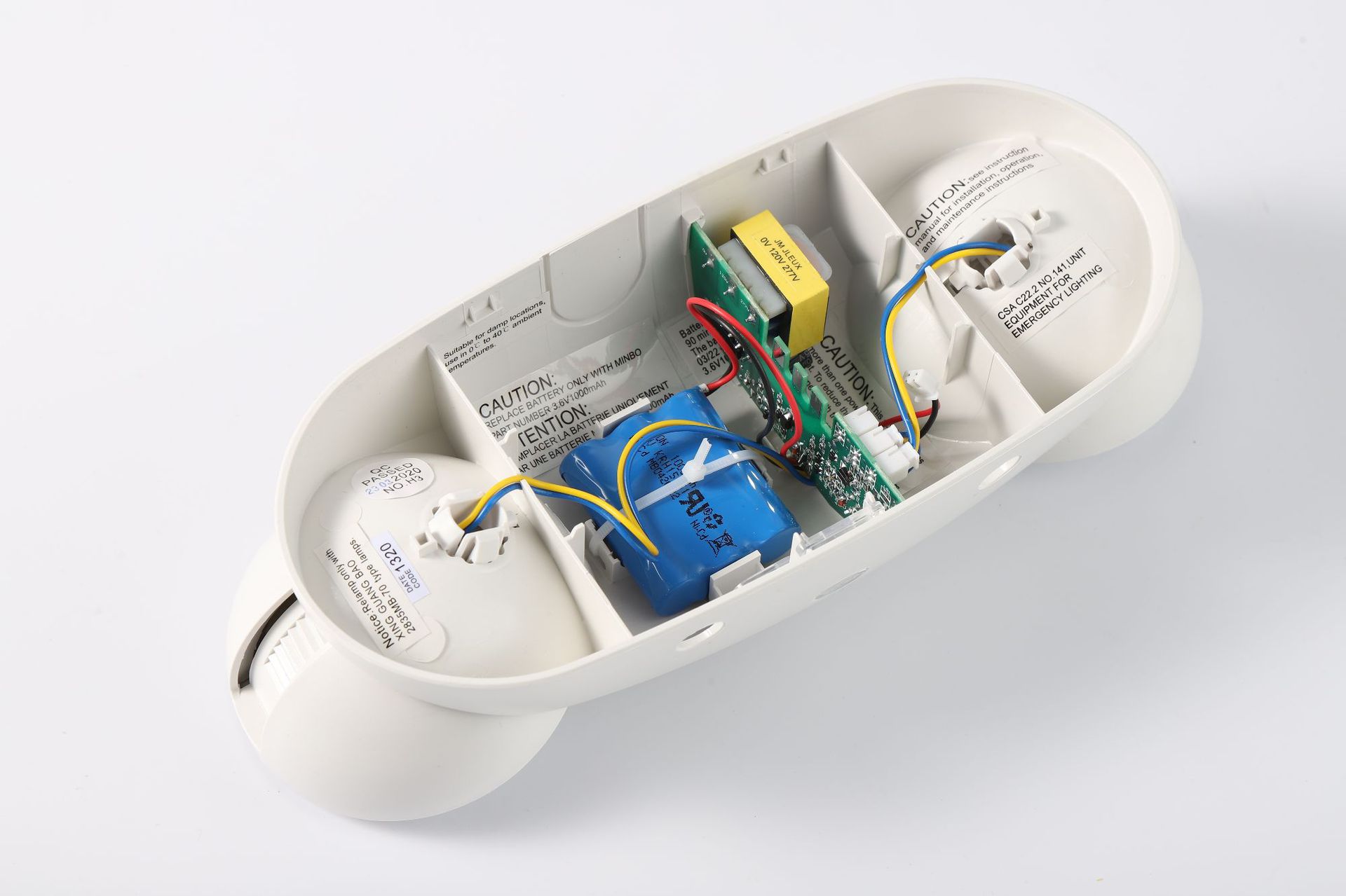 Fire emergency lights, LED dual-head emergency lighting fixtures, charging safety exit indicator lights, US market pic 7