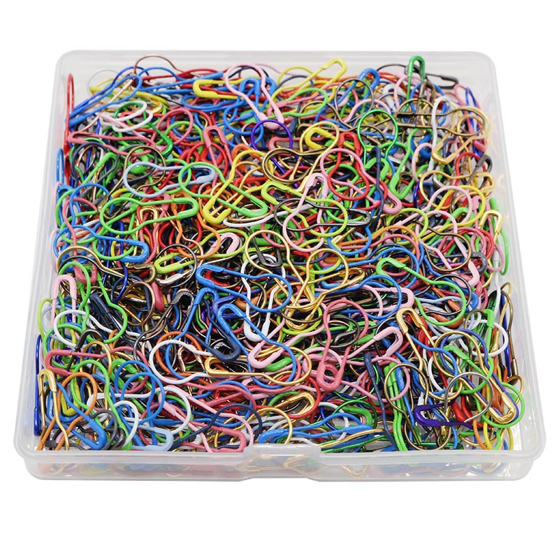 厂家供应600枚混色葫芦别针方形扁盒装服装装饰吊牌扣针跨境批发详情5