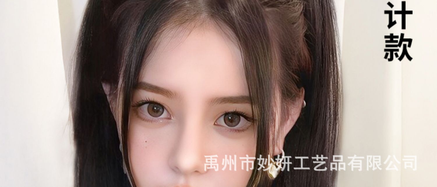 A long, realistic wig for women with a girlish look. The high ponytail is light and does not feel heavy. A half-tied high ponytail wig pic 6