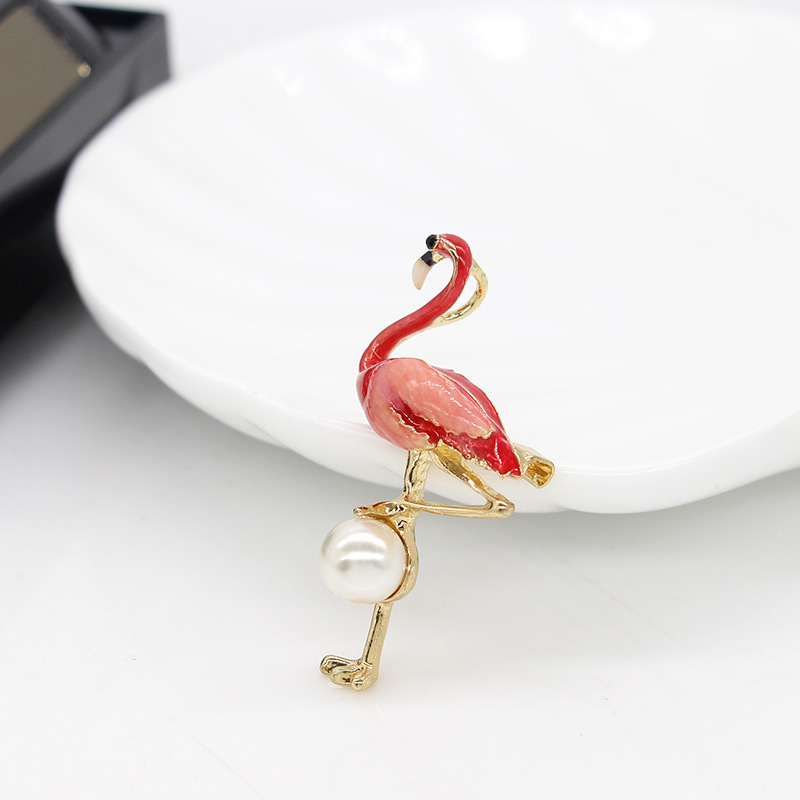 韩国新款高档珍珠胸针时尚风胸花水钻个性丝巾扣蝴蝶别针批发详情60