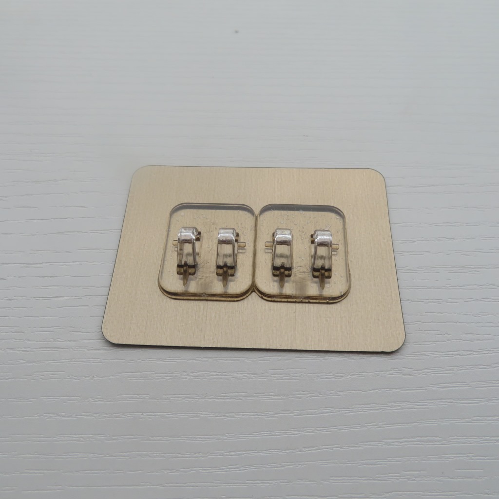 Adhesive seamless clip collection shelving, ironwork hook accessories, adhesive wall chopstick holder fixing stickers pic 12